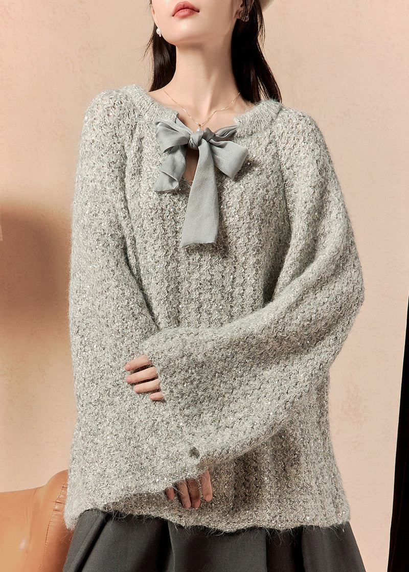 A Vintage Style Sweater with Delicate Timeless Details