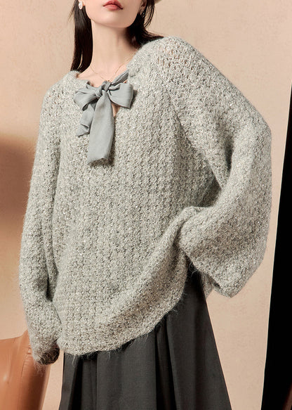 A Vintage Style Sweater with Delicate Timeless Details