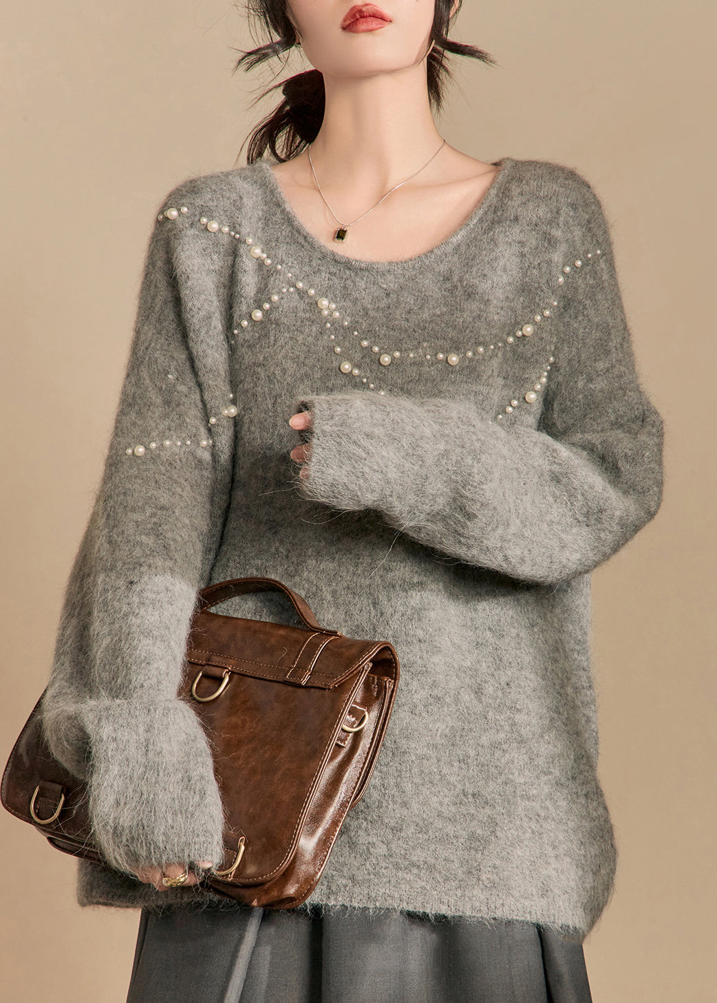 Vintage Inspired Sweater with a Contemporary Edge