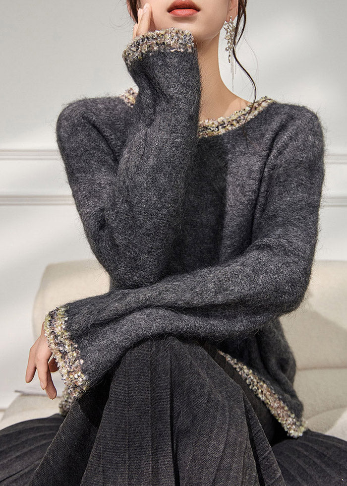 A Vintage Style Sweater with Delicate Timeless Details