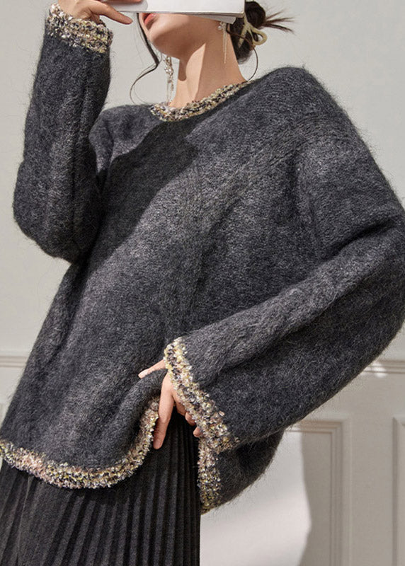 A Vintage Style Sweater with Delicate Timeless Details