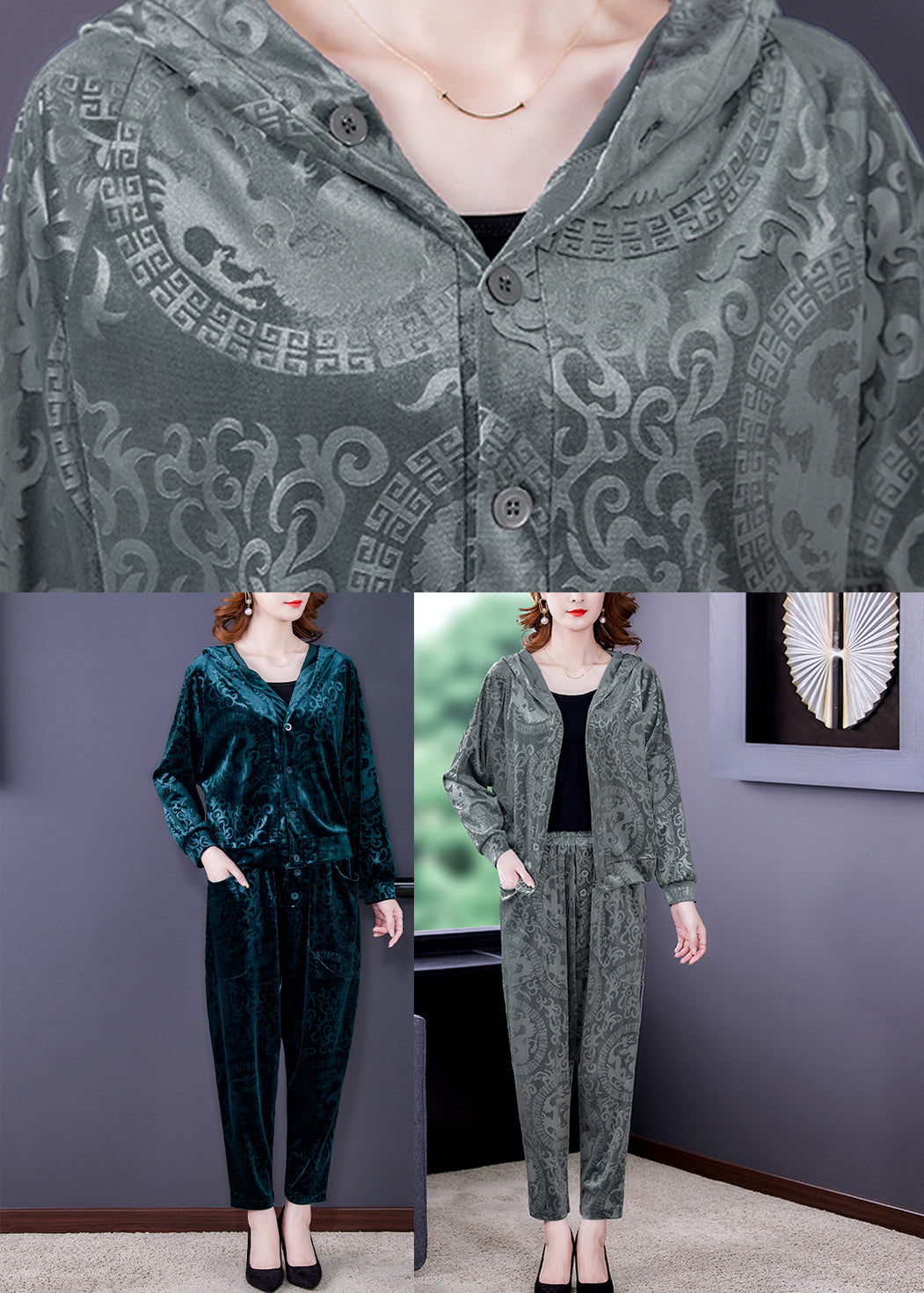 A Vintage Style Pants with Delicate Timeless Details