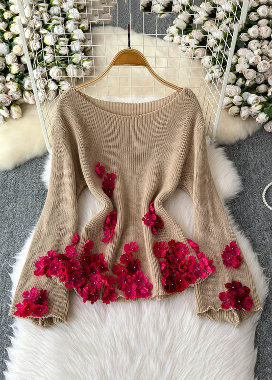 A Vintage Style Sweater with Delicate Timeless Details