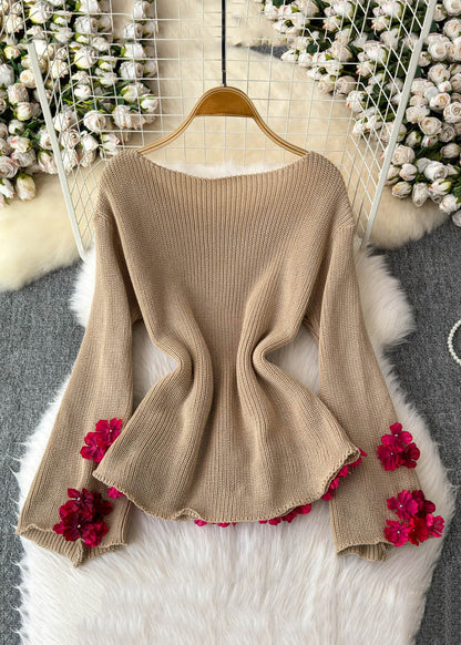 A Vintage Style Sweater with Delicate Timeless Details