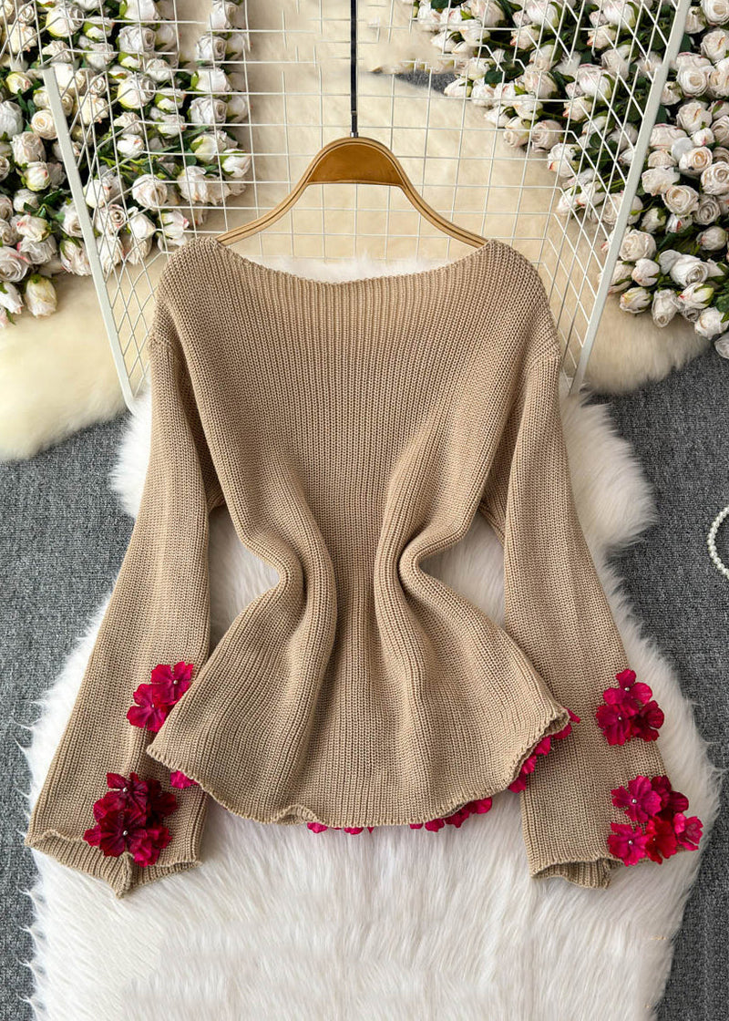 A Vintage Style Sweater with Delicate Timeless Details