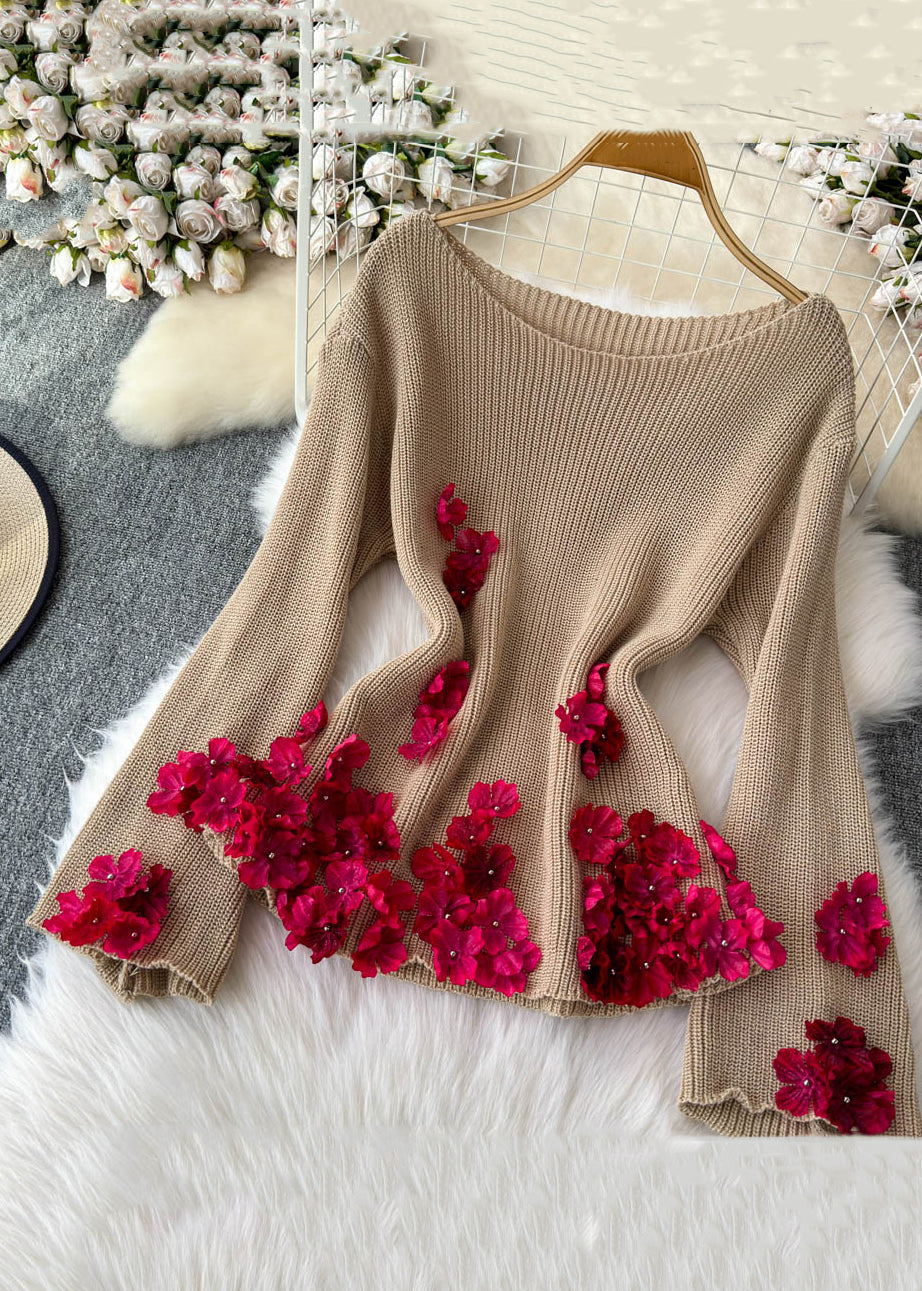 A Vintage Style Sweater with Delicate Timeless Details
