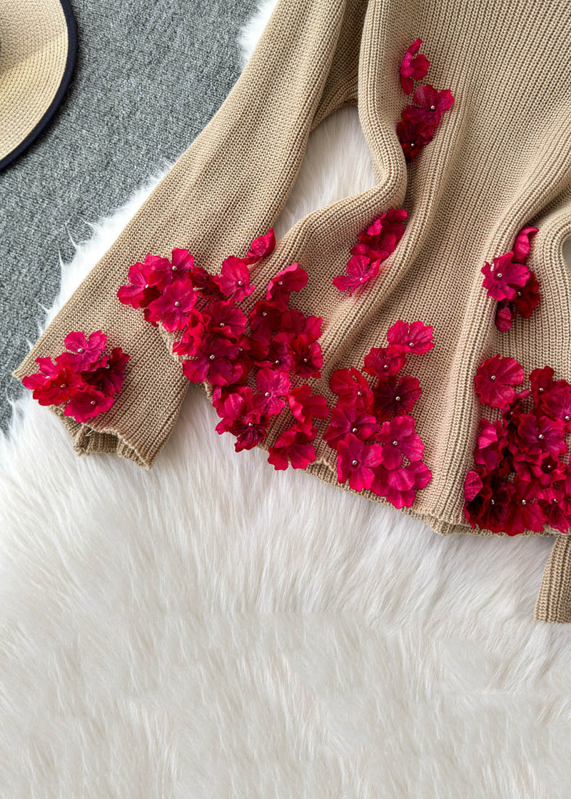 A Vintage Style Sweater with Delicate Timeless Details