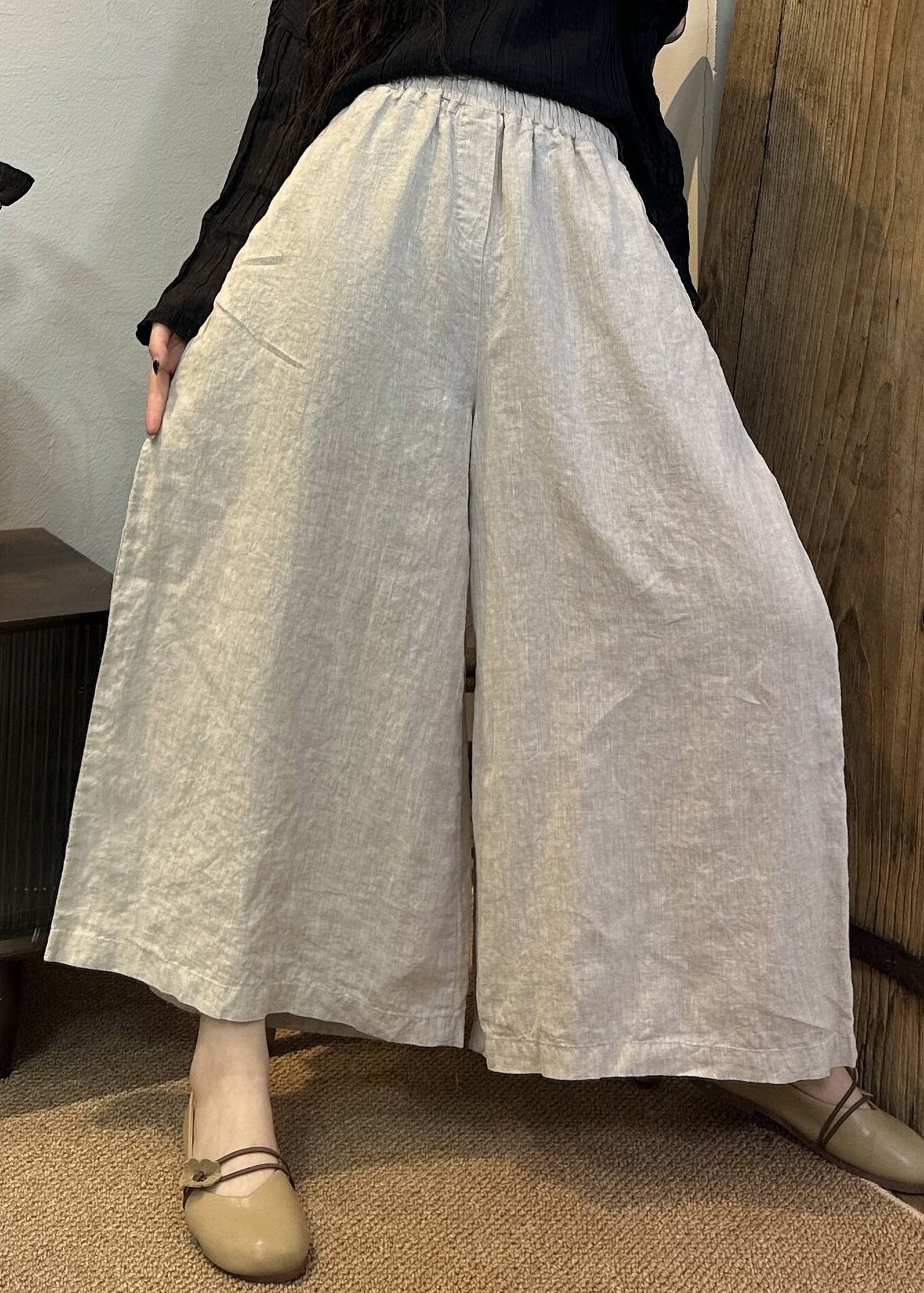A Vintage Style Pants with Delicate Timeless Details
