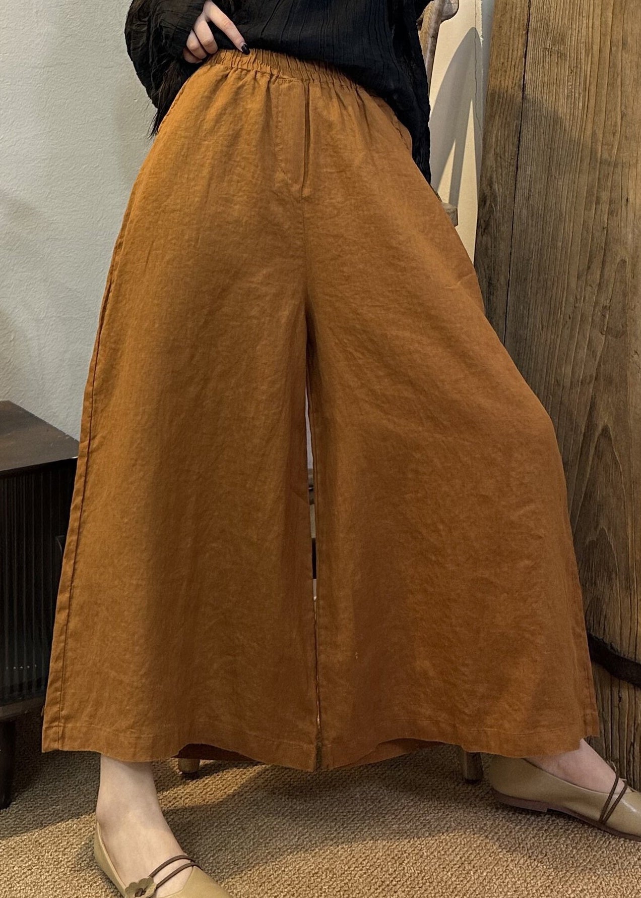 A Vintage Style Pants with Delicate Timeless Details