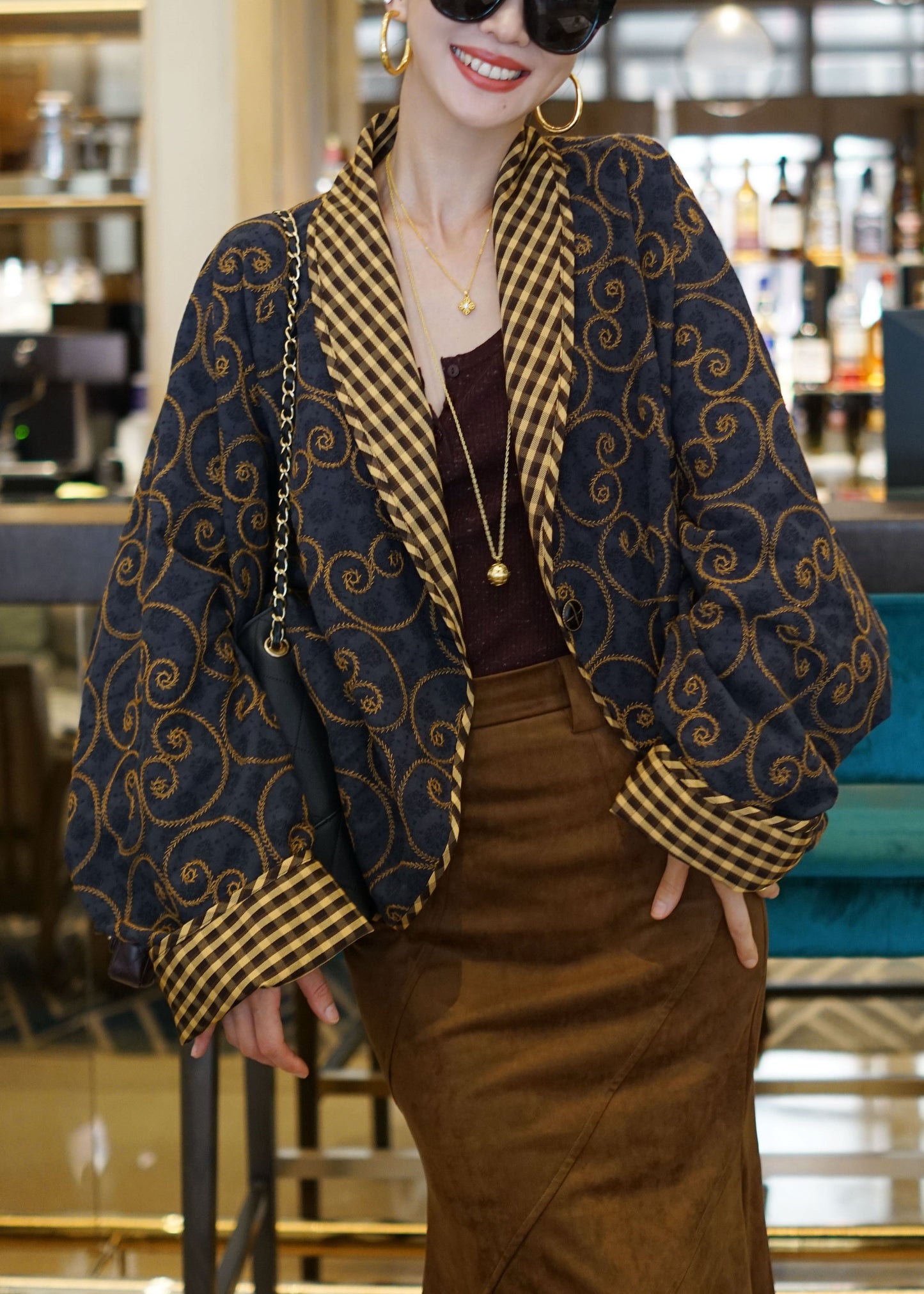 A Vintage Style Cardigan with Delicate Timeless Details