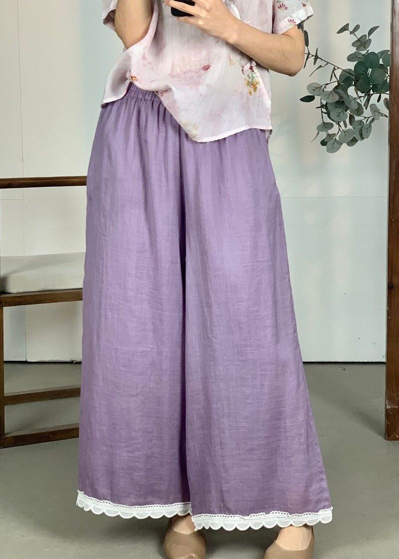 A Vintage Style Pants with Delicate Timeless Details