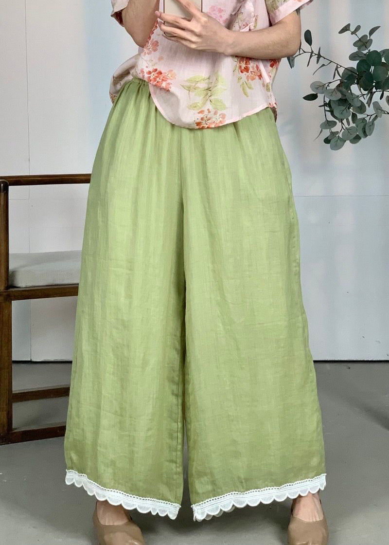 A Vintage Style Pants with Delicate Timeless Details