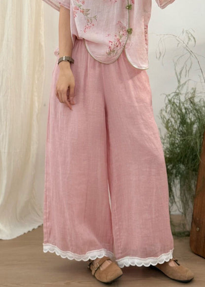 A Vintage Style Pants with Delicate Timeless Details