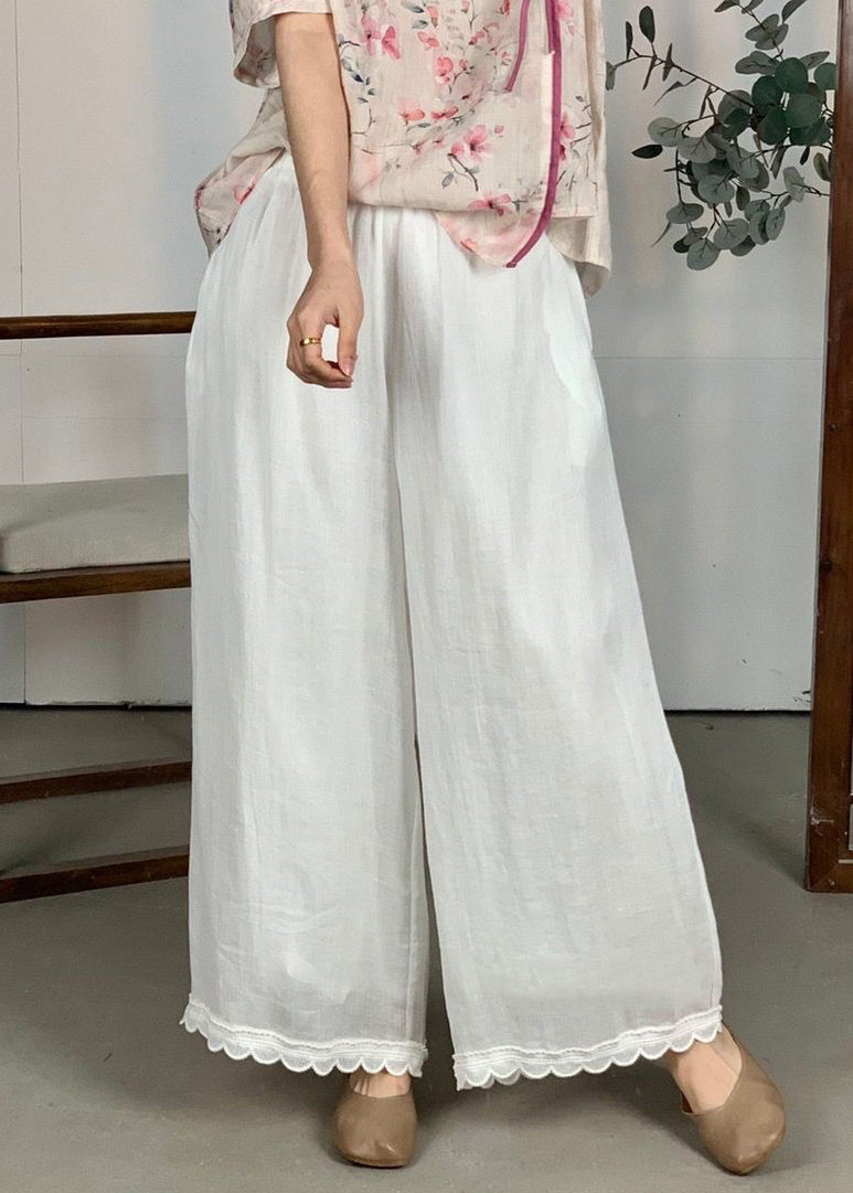 A Vintage Style Pants with Delicate Timeless Details