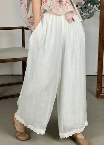 A Vintage Style Pants with Delicate Timeless Details