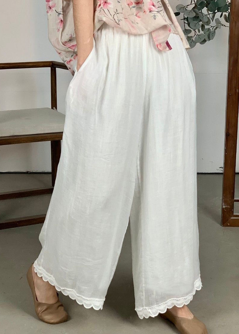 A Vintage Style Pants with Delicate Timeless Details
