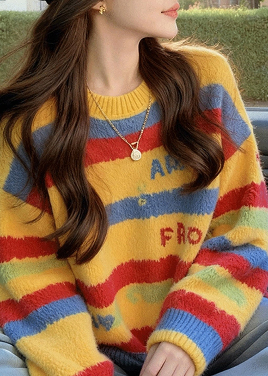 A Vintage Style Sweater with Delicate Timeless Details