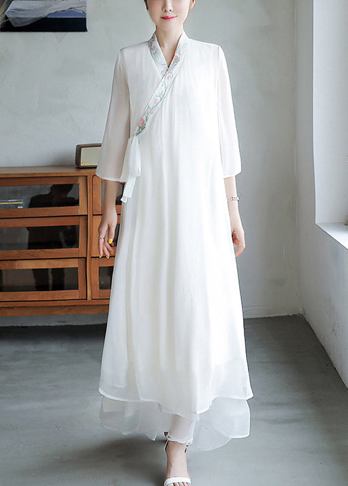 A Vintage Style Dress with Delicate Timeless Details