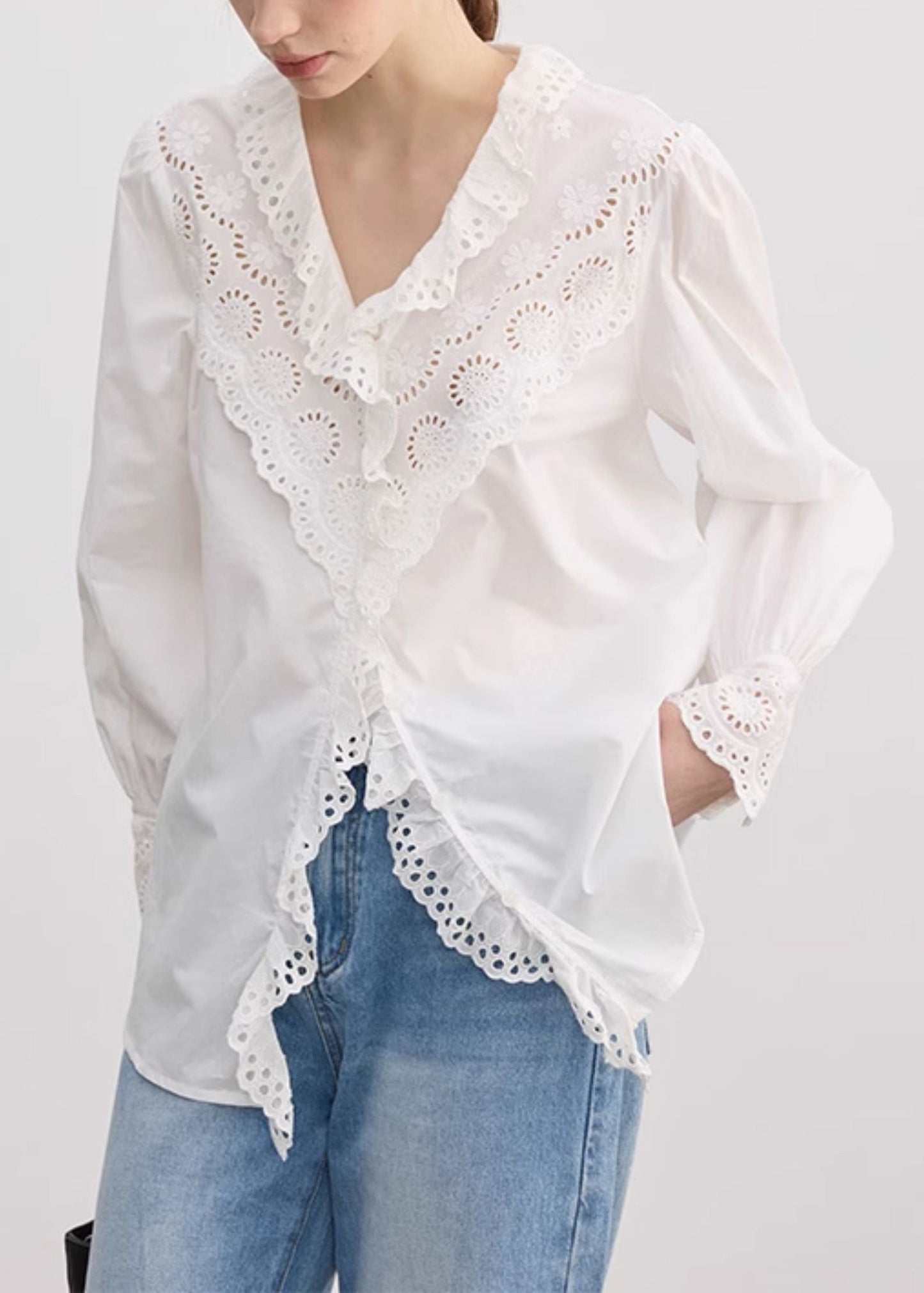A Vintage Style Top with Delicate Timeless Details