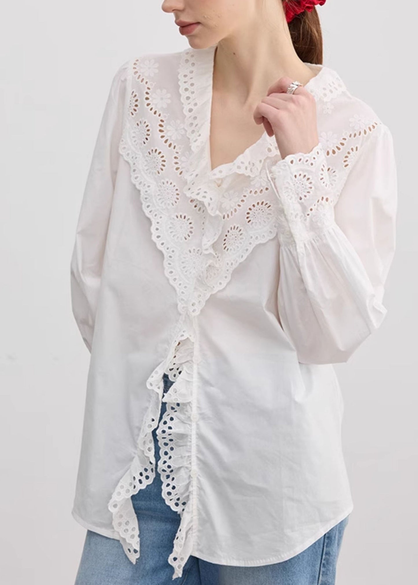 A Vintage Style Top with Delicate Timeless Details