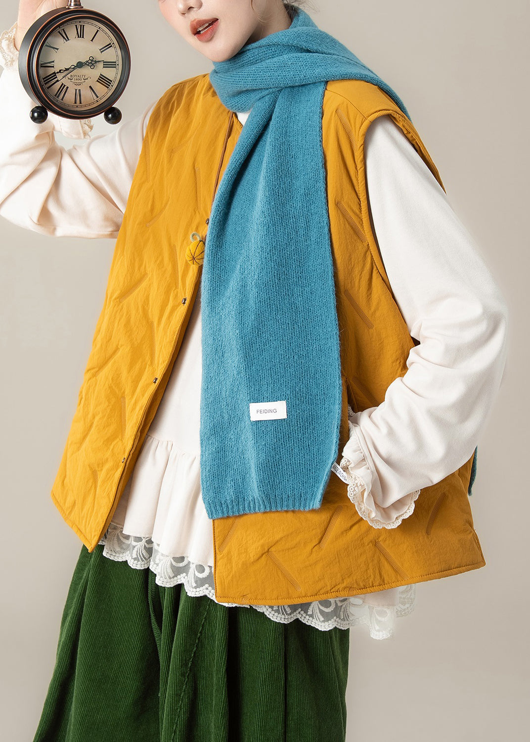 A Vintage Style Coat with Delicate Timeless Details