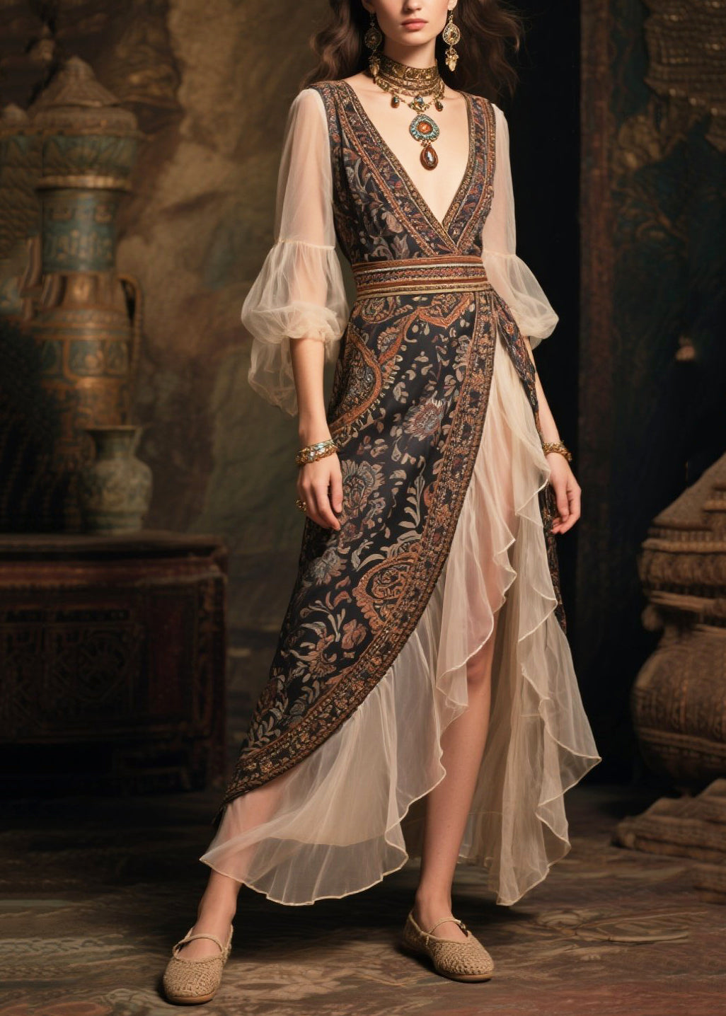 Elegantly Styled Dress for Everyday Wear