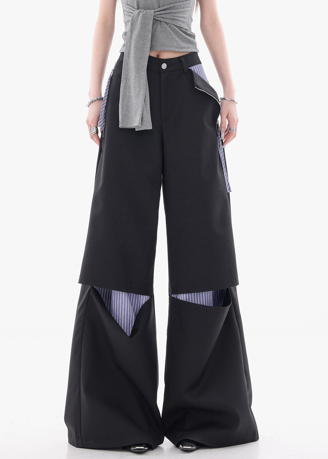 A Vintage Style Pants with Delicate Timeless Details