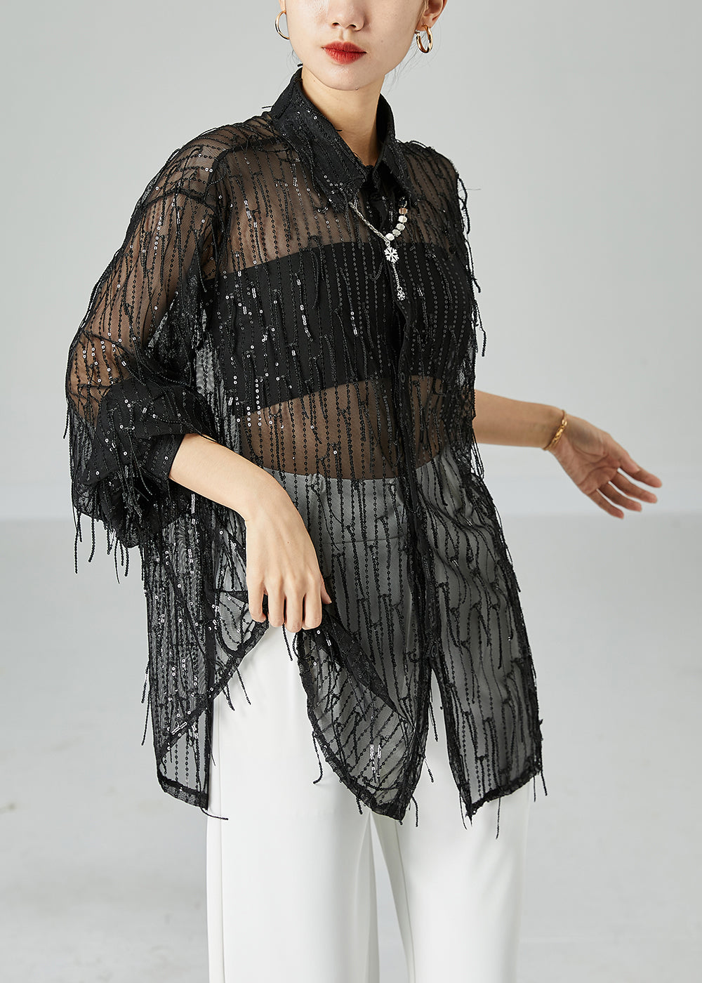 Well Tailored Shirt with a Graceful Silhouette