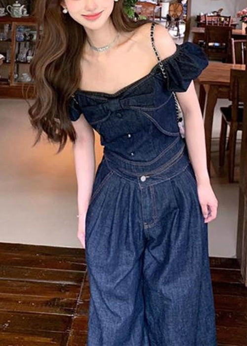 A Vintage Style Pants with Delicate Timeless Details