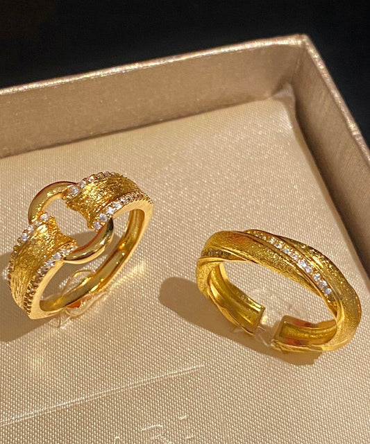 Vintage Handmade Gold Set