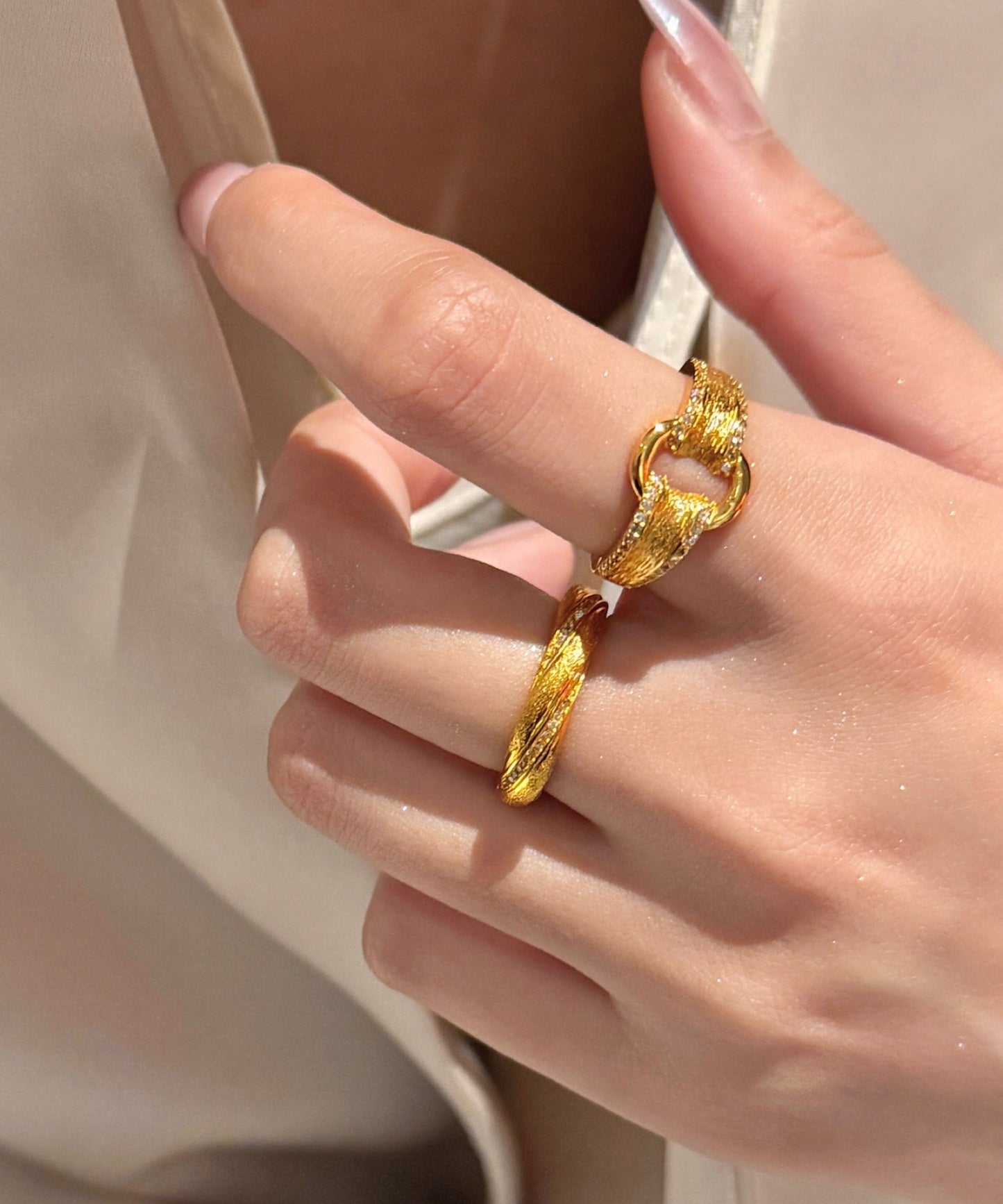 Vintage Handmade Gold Set