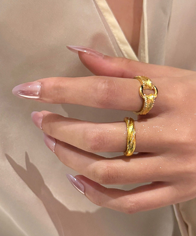 Vintage Handmade Gold Set