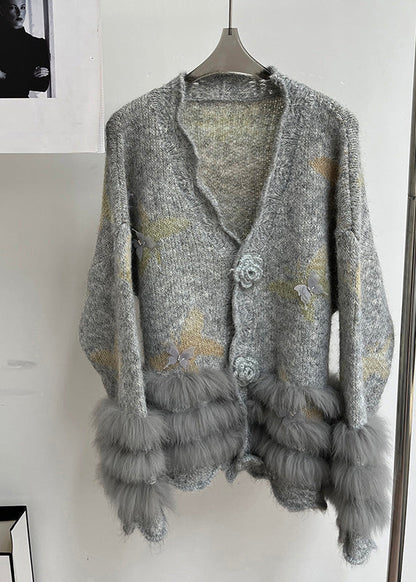 A Vintage Style Cardigan with Delicate Timeless Details