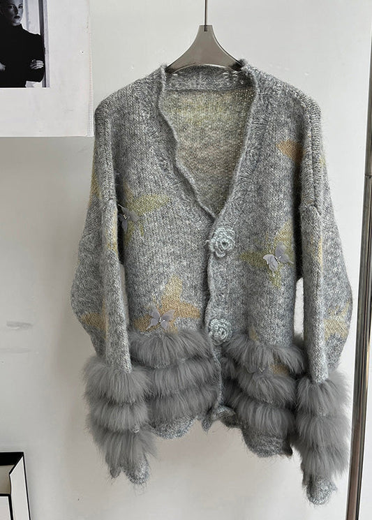 A Vintage Style Cardigan with Delicate Timeless Details