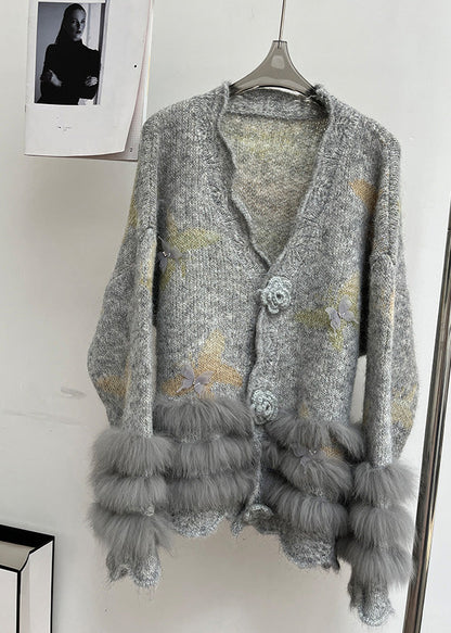 A Vintage Style Cardigan with Delicate Timeless Details