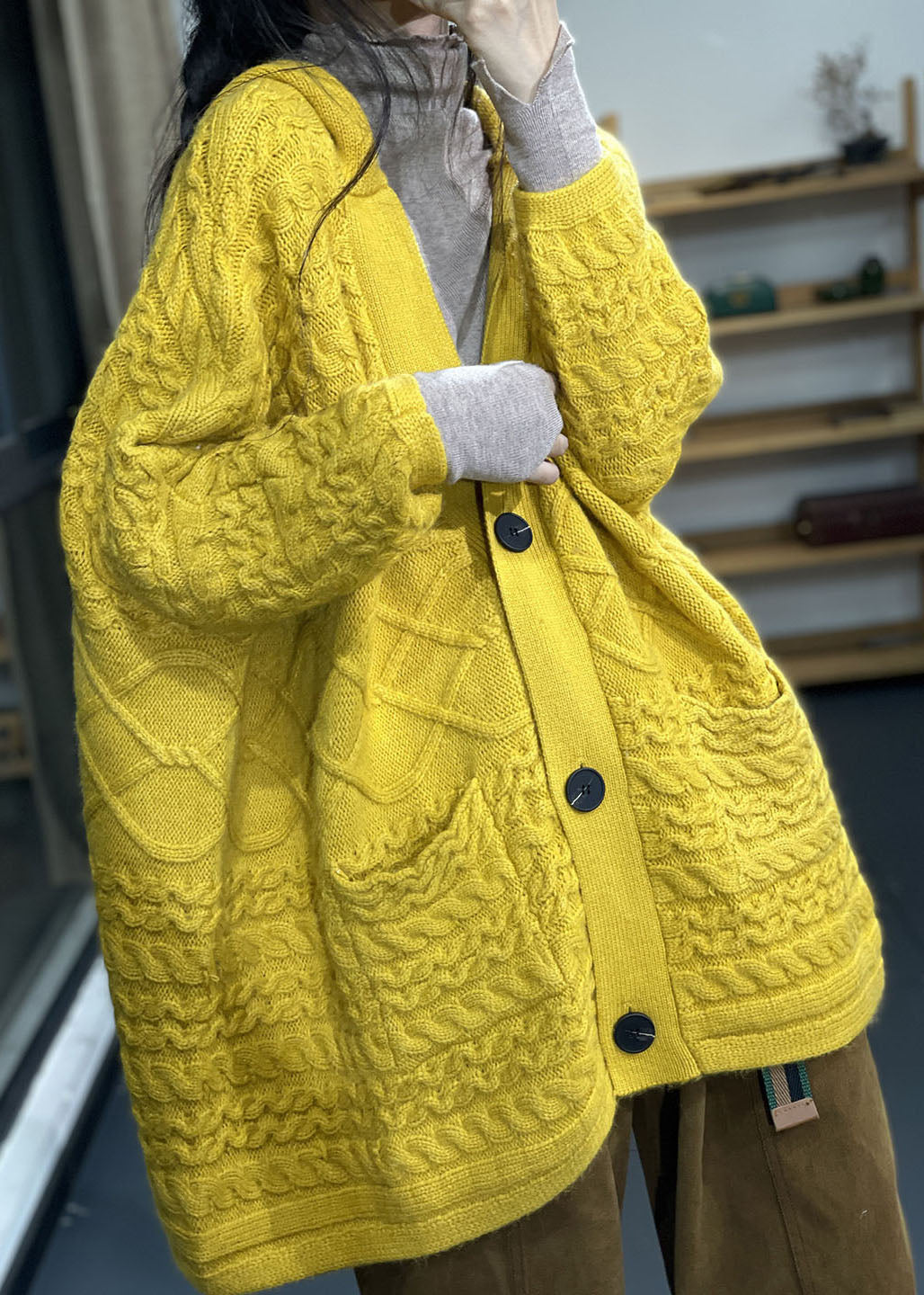 Vintage Inspired Cardigan with a Contemporary Edge