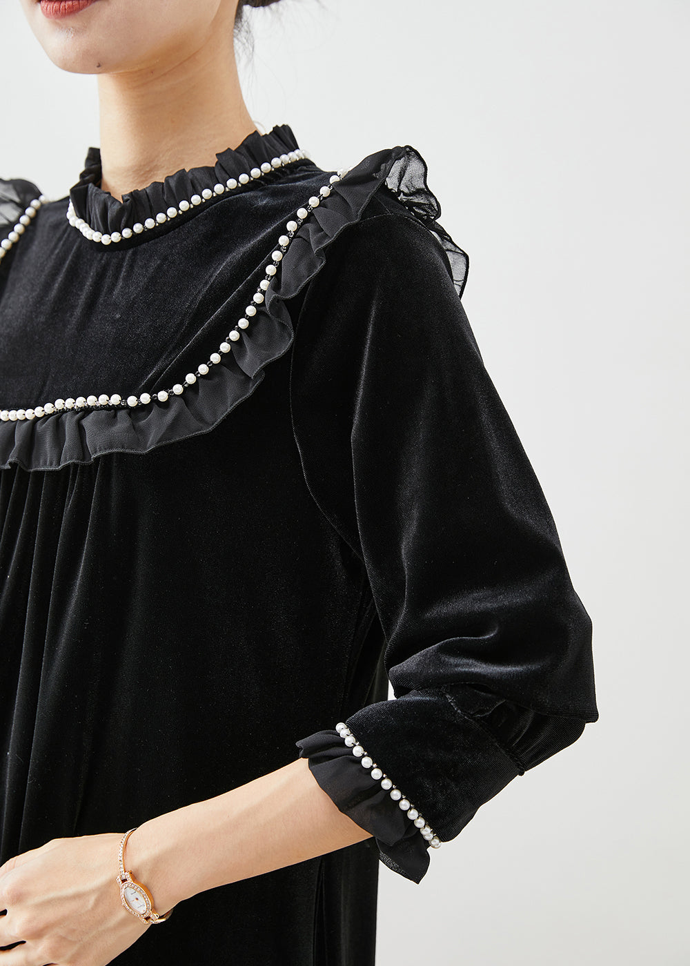 A Vintage Style Dress with Delicate Timeless Details
