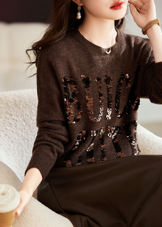 A Vintage Style Sweater with Delicate Timeless Details