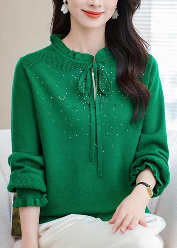 A Vintage Style Sweater with Delicate Timeless Details