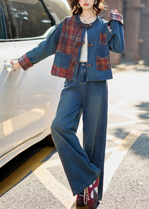 A Vintage Style Pants with Delicate Timeless Details