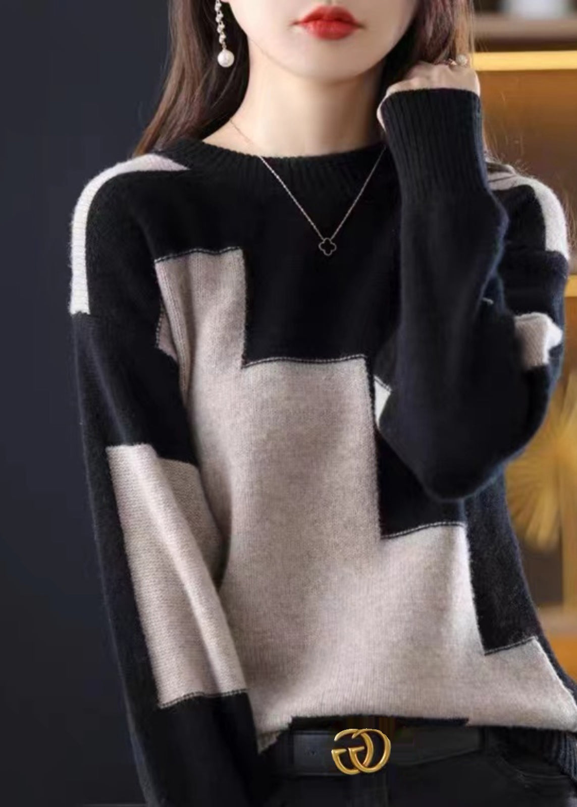 Vintage Inspired Sweater with a Contemporary Edge