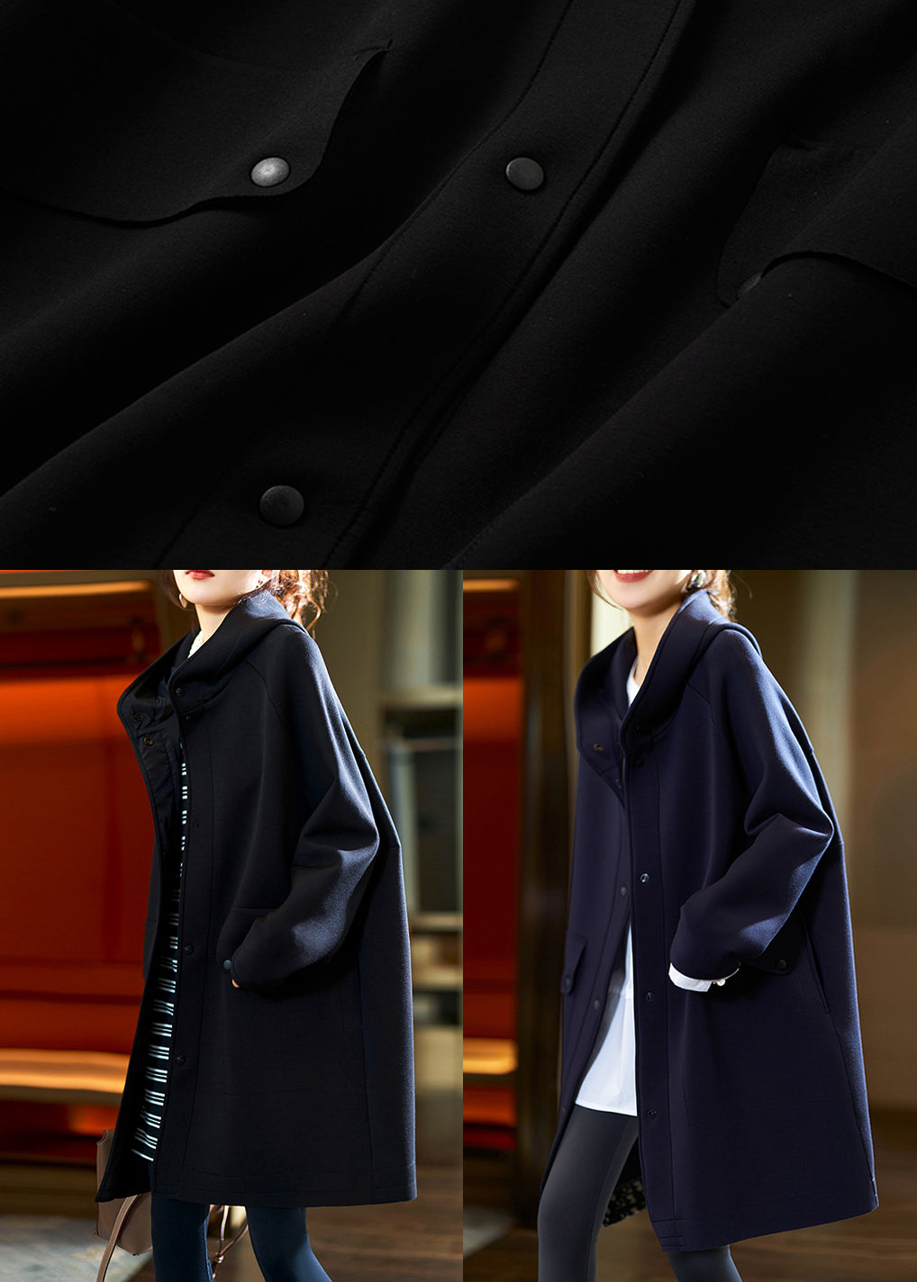 Beautifully Finished Coat in a Timeless Design
