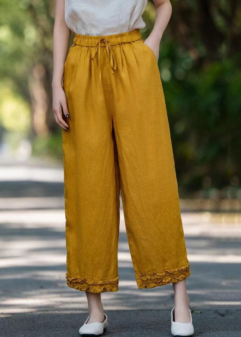 A Vintage Style Pants with Delicate Timeless Details