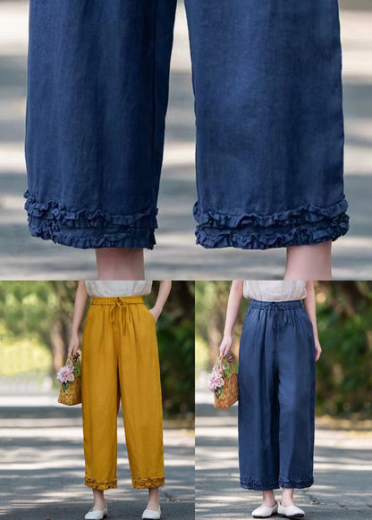 A Vintage Style Pants with Delicate Timeless Details