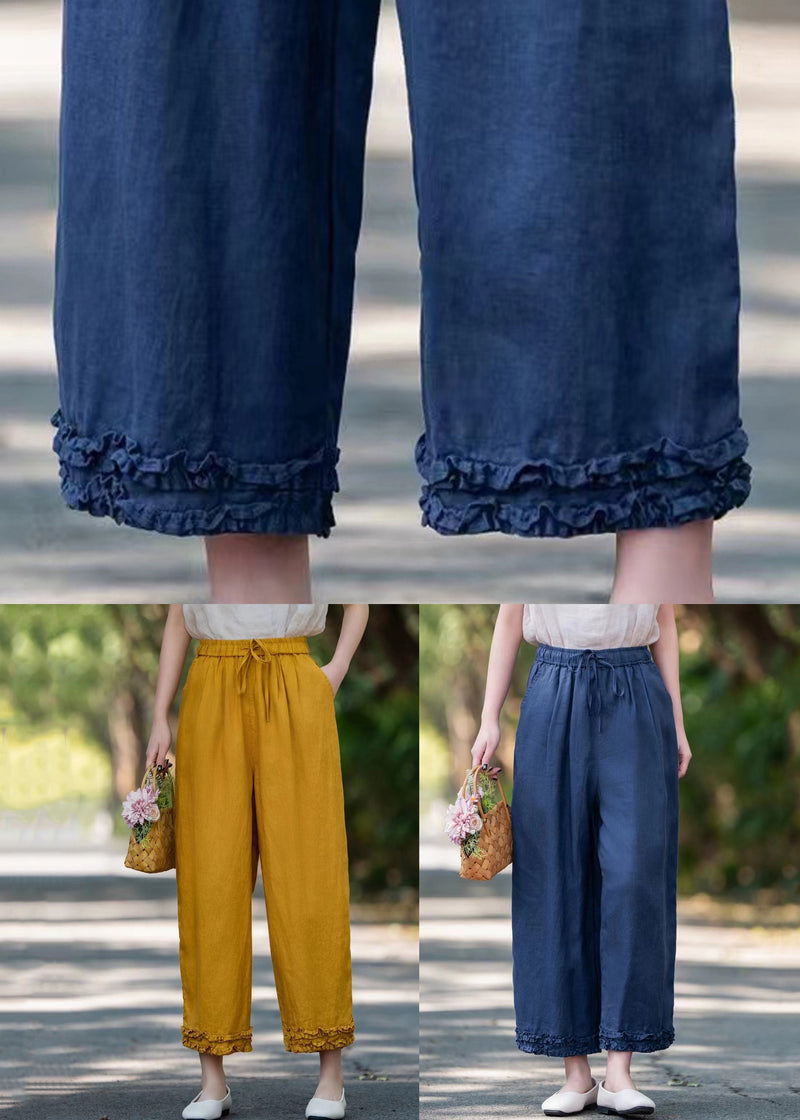 A Vintage Style Pants with Delicate Timeless Details