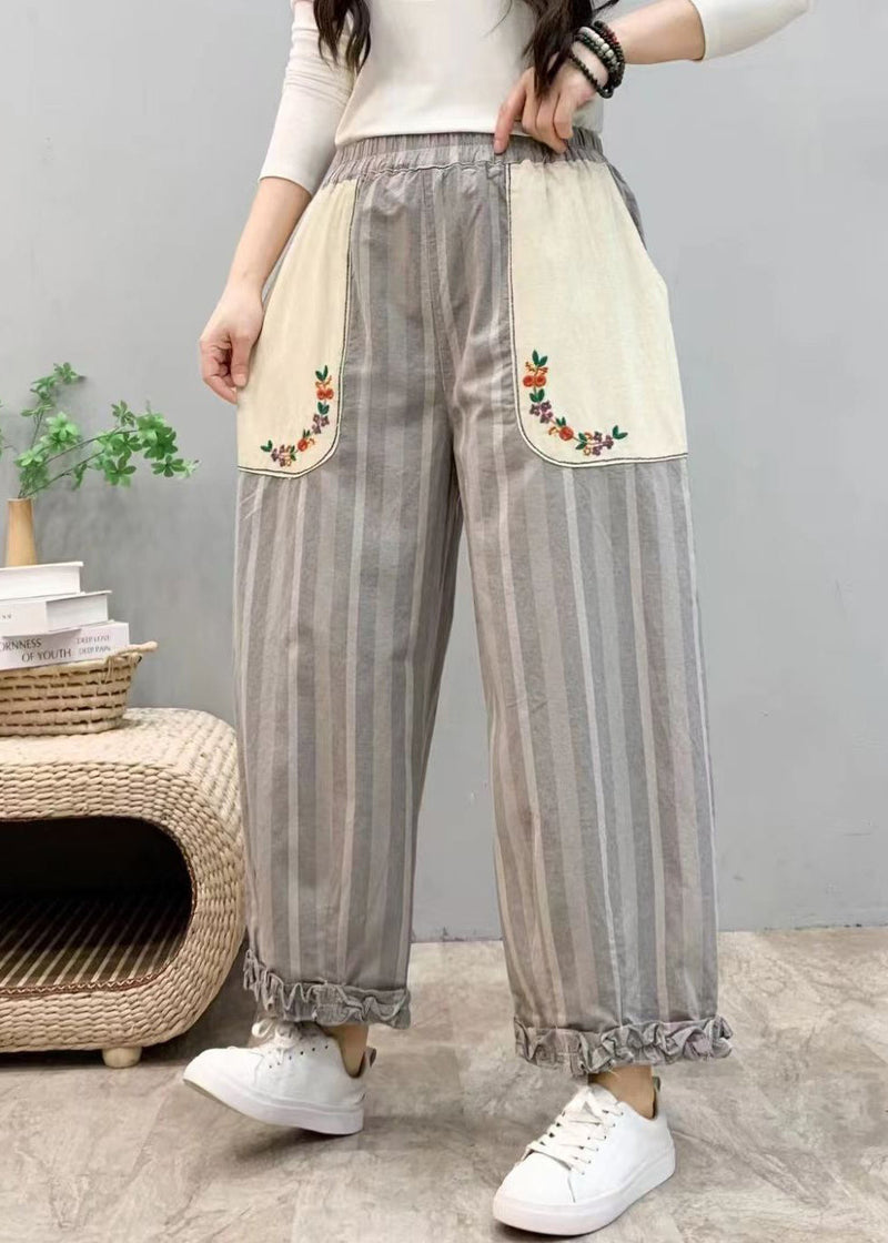A Vintage Style Pants with Delicate Timeless Details