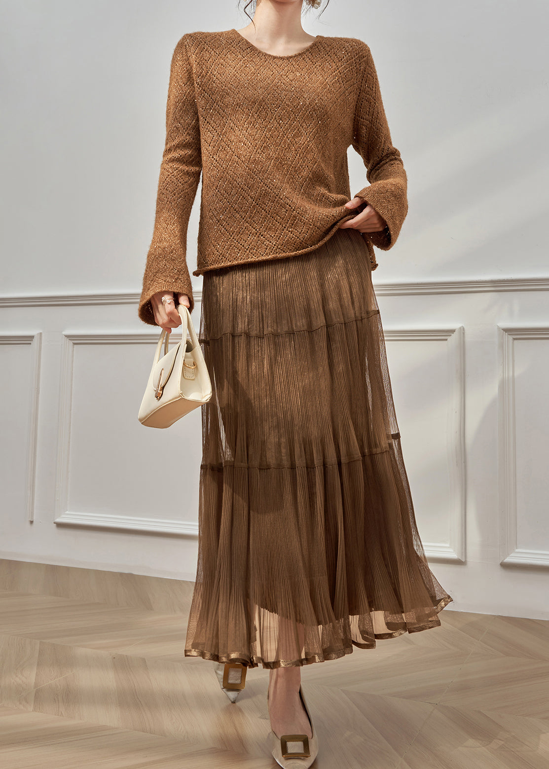 Vintage Inspired Sweater with a Contemporary Edge