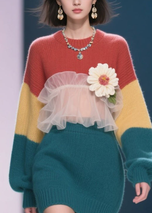 Vintage Inspired Sweater with a Contemporary Edge