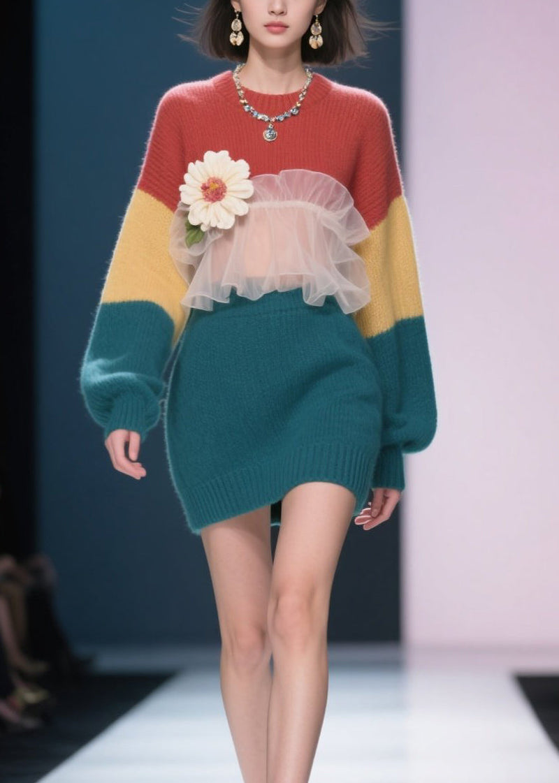 Vintage Inspired Sweater with a Contemporary Edge