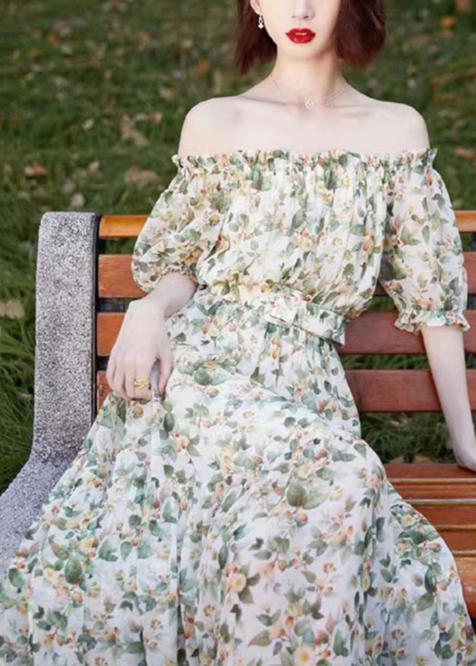 A Vintage Style Dress with Delicate Timeless Details
